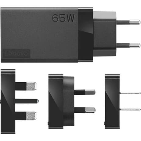 Lenovo 65W AC Travel Adapter for portable laptop charging