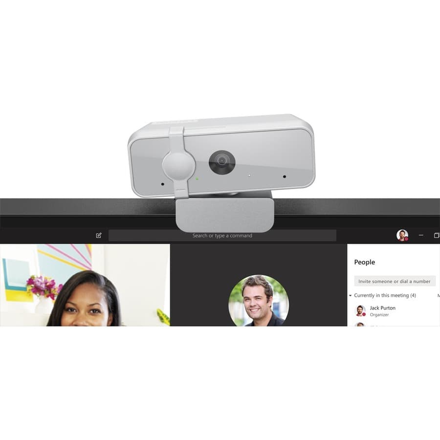 Lenovo 300 FHD Webcam for Full HD 1080p video calls
