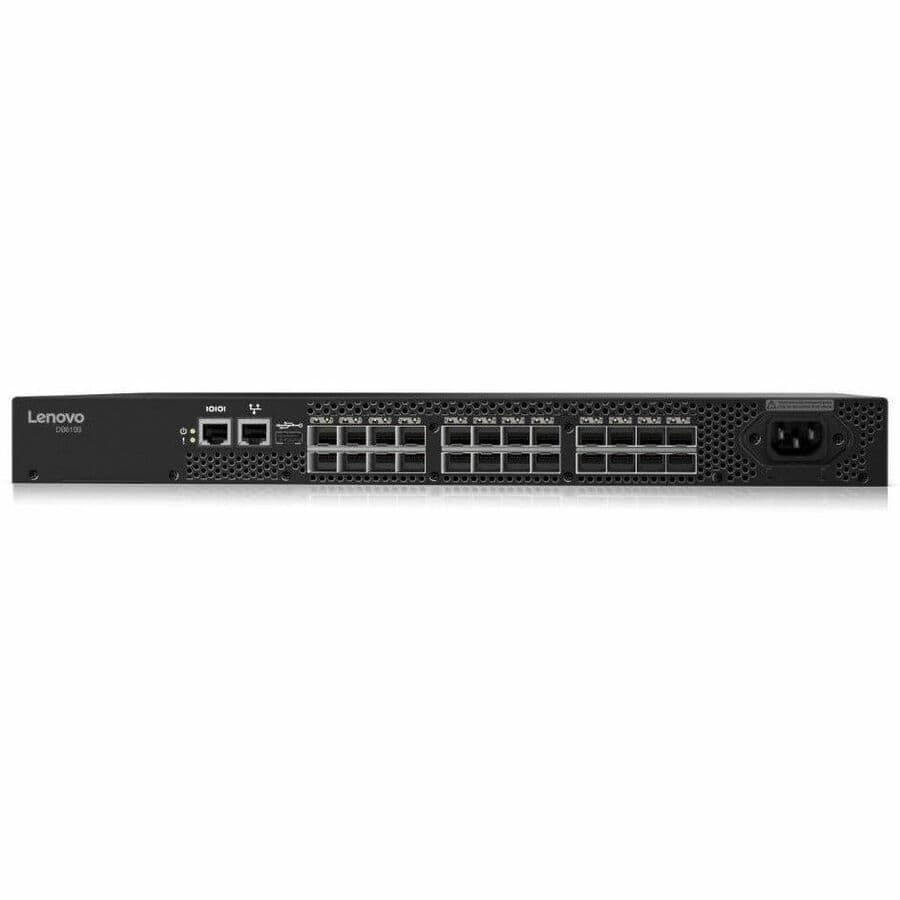 Lenovo ThinkSystem DB610S Fibre Channel SAN switch, MPN 7D8PA003WW