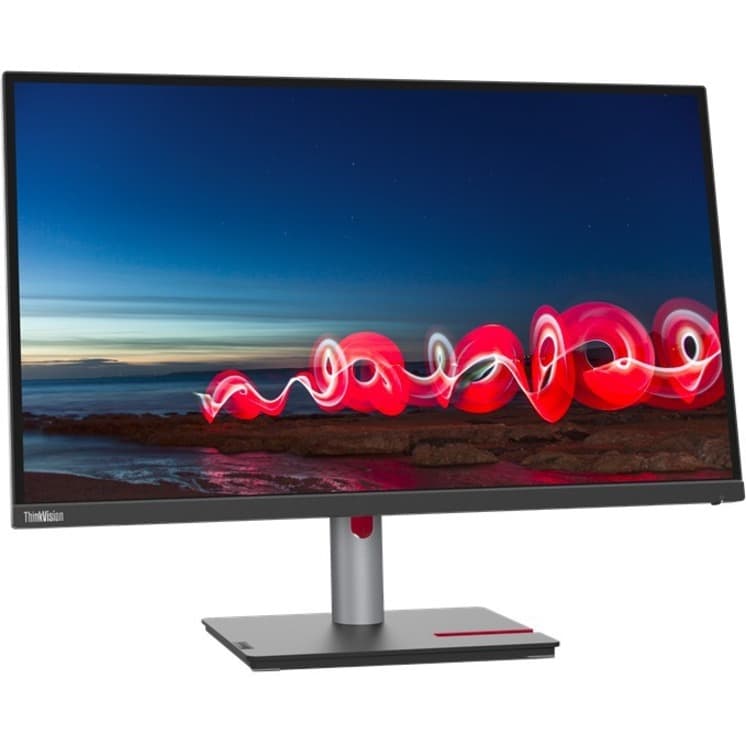 Lenovo 27-inch QHD monitor with three-side near-edgeless display for enterprise desktops