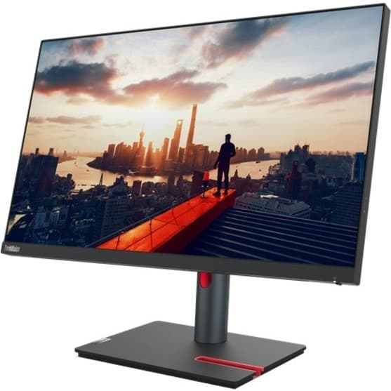 Lenovo ThinkVision P24h-30 23.8-inch QHD IPS monitor with HDMI, DisplayPort, and USB ports