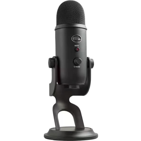 Lenovo Options Yeti USB Blackout Edition black desktop USB microphone