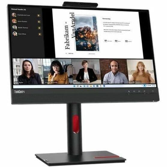 Lenovo TIO 22 G5 22-inch Full HD IPS monitor with Tiny slot, webcam, speakers, and LTPS stand