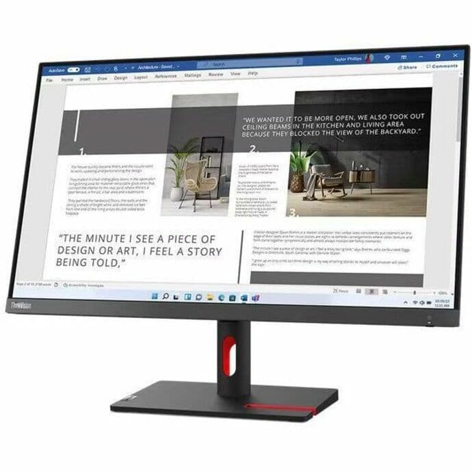 Lenovo S27i30 27-inch Full HD monitor with HDMI