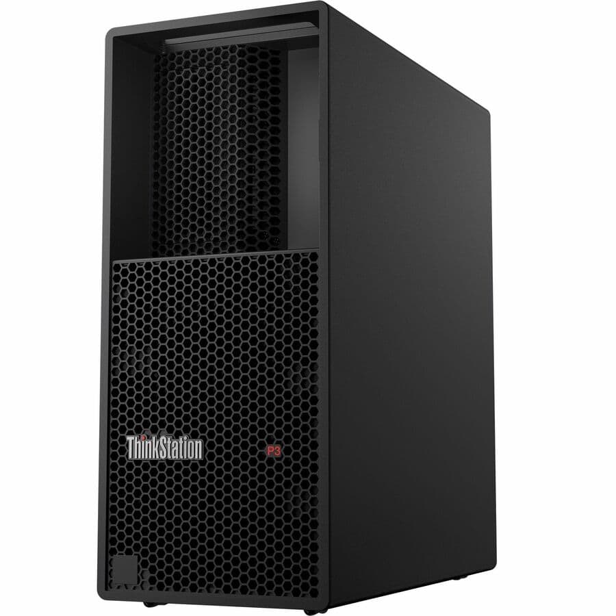 Lenovo ThinkStation P3 Tower workstation with Intel Core i9, 32 GB RAM, and Windows 11 Pro