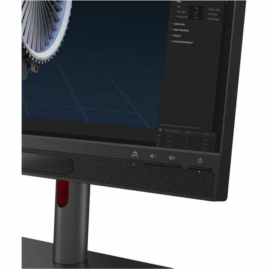 Lenovo 27-inch HDMI monitor with 4K UHD IPS display for business productivity