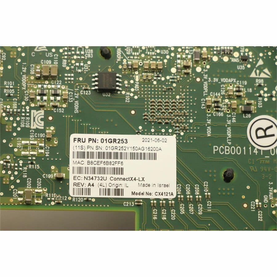 Lenovo Mellanox ConnectX-4 dual-port 25 GbE SFP28 fiber adapter
