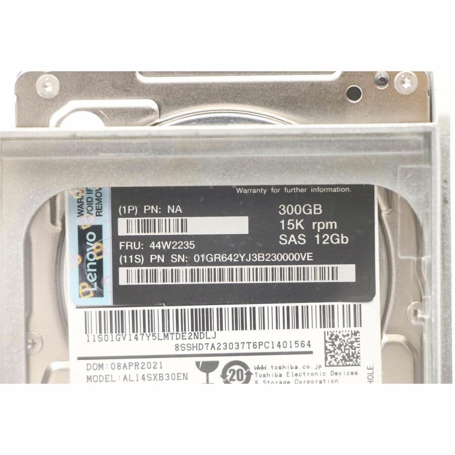 LENOVO DCG SOURCING LENOVO 300GB 6G 15K 3.5INCH SAS HDD view 2