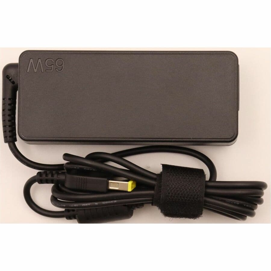 Yellow insulated Panduit fork terminal connector for 12-10 AWG wire and #6 stud applications