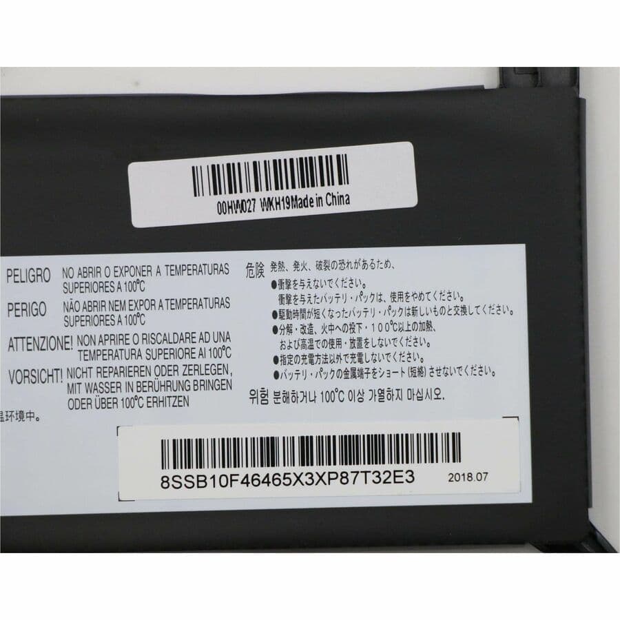 Lenovo replacement battery part 00HW027 for compatible laptop systems