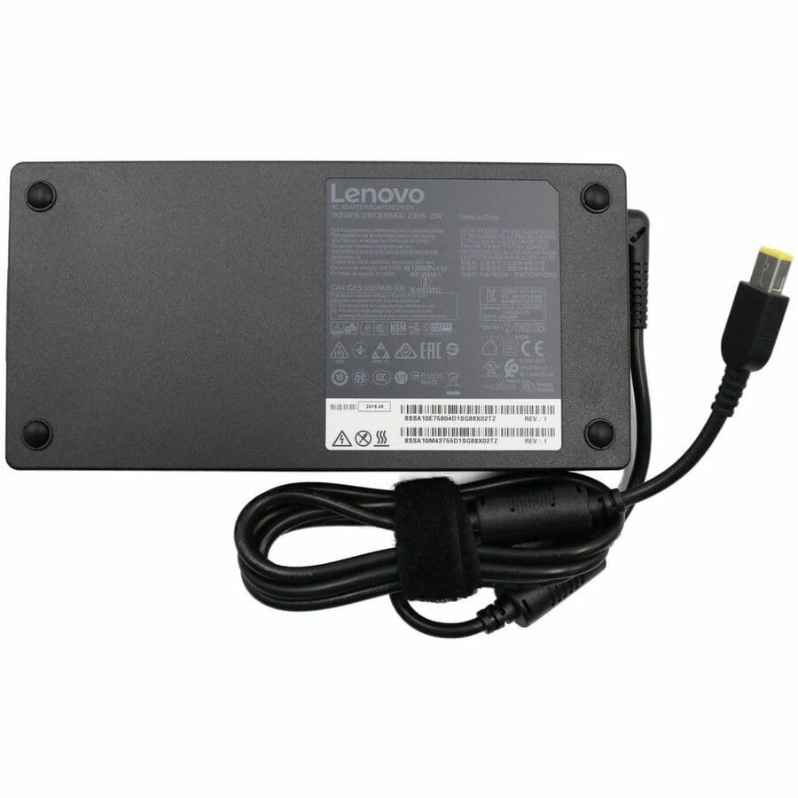 Lenovo ThinkPad 230W AC adapter with Slim Tip connector and 20 V DC output