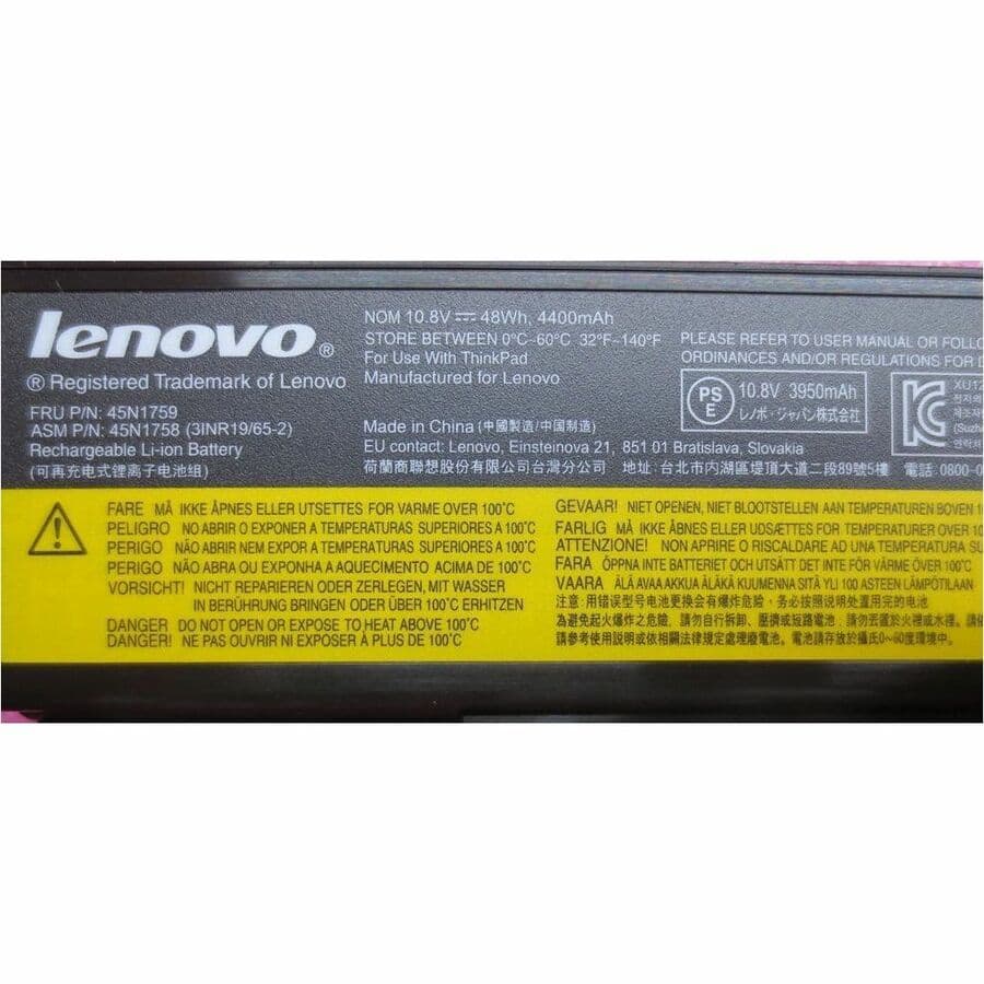 Lenovo 45N1758 replacement battery for E555, E550C, E560, and E565 laptops