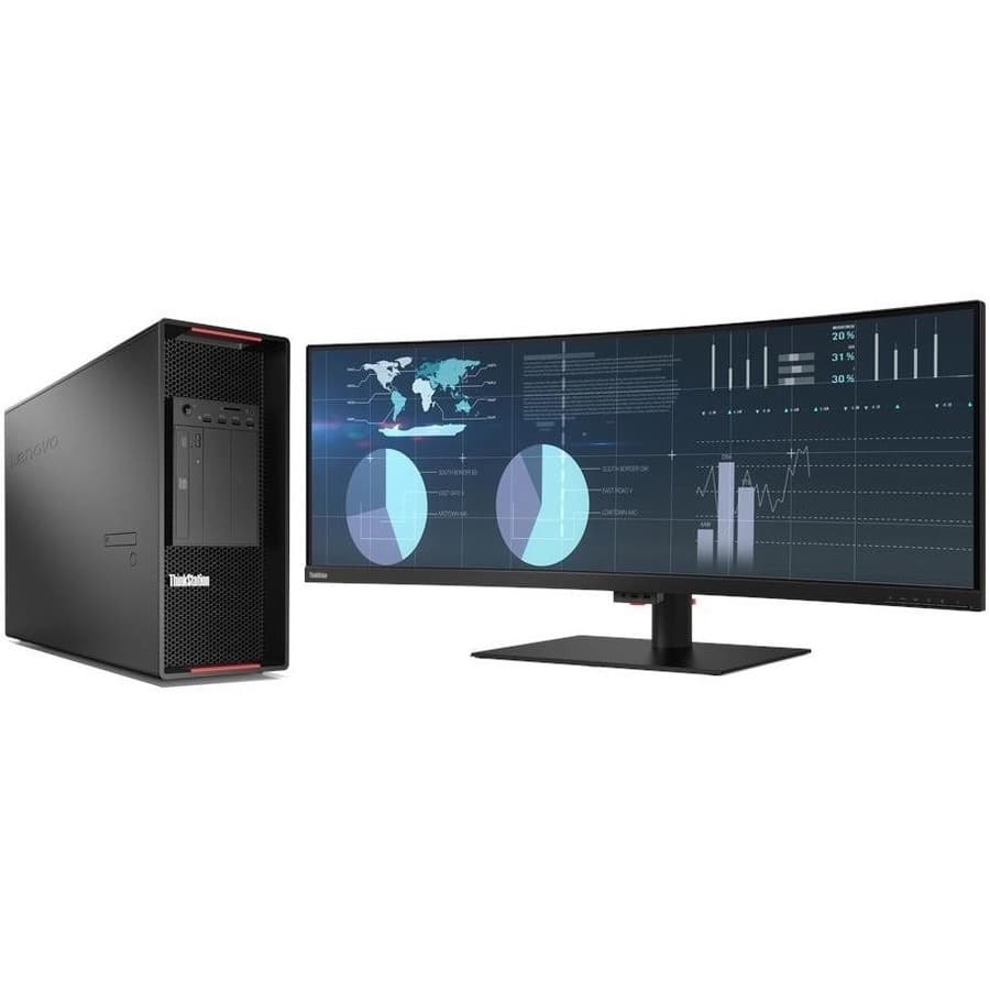 Lenovo ThinkStation P920 tower workstation with Xeon Gold 6244, 32 GB RAM, and 1 TB SSD