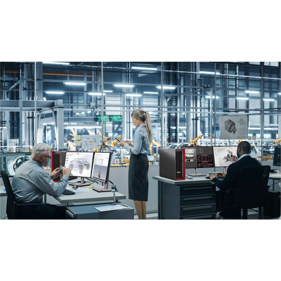 Lenovo ThinkStation P5 W72495X workstation with 16 GB memory and Windows 11 Pro