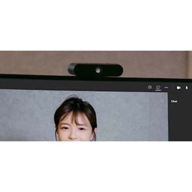 TS MC50 Monitor Webcam mounted on a monitor for business video calls