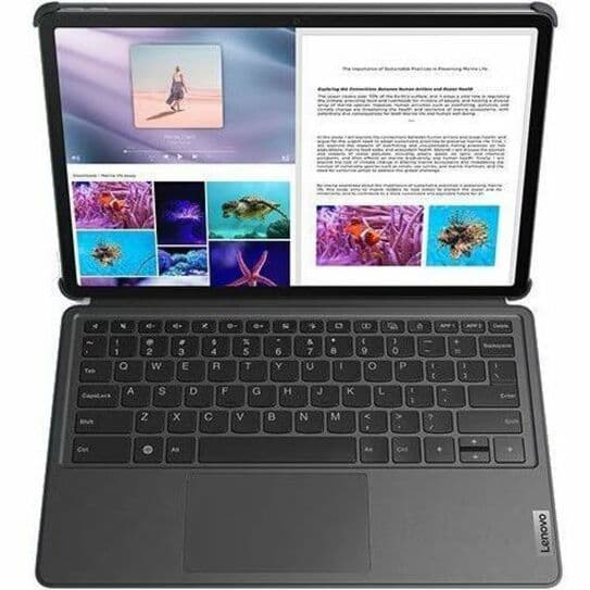 Lenovo Tab P12 tablet with 12.7-inch 3K display and slim slate design