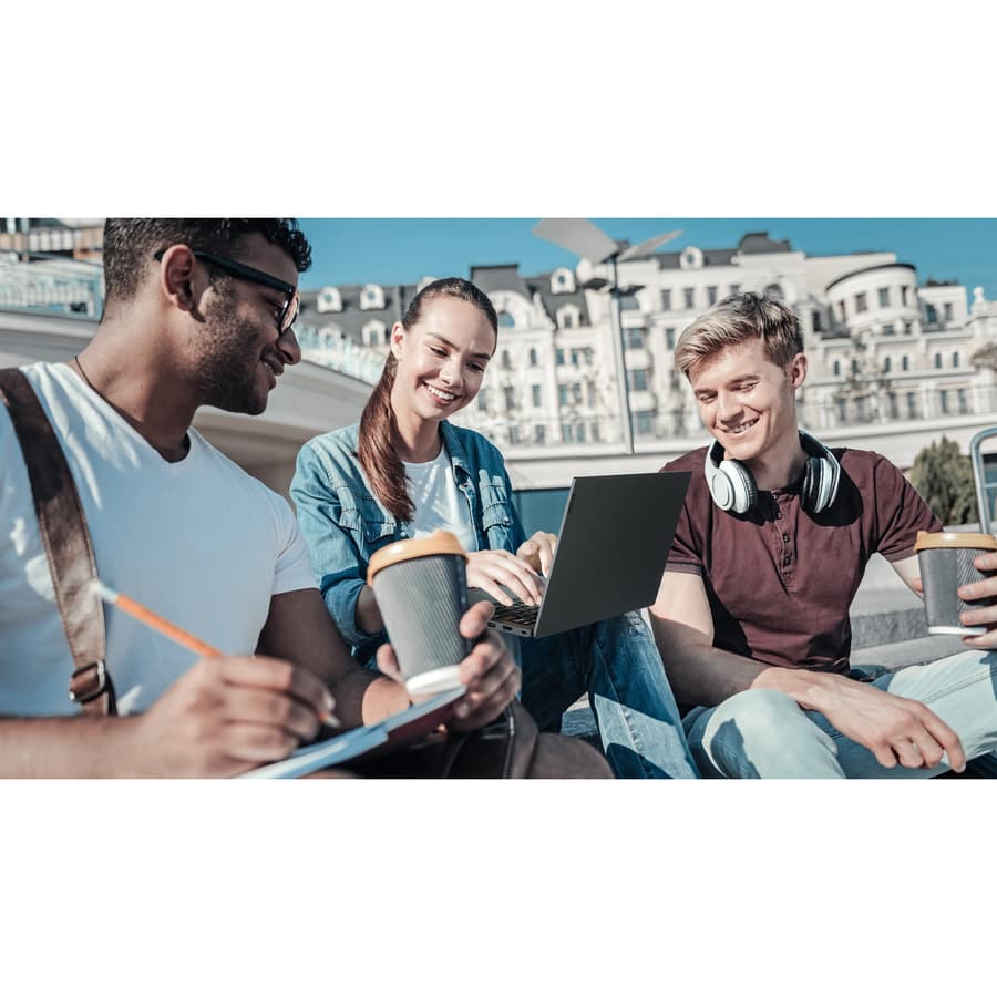 Lenovo 14W notebook with 14 inch display, AMD A6-9220C processor, and Windows 10 S