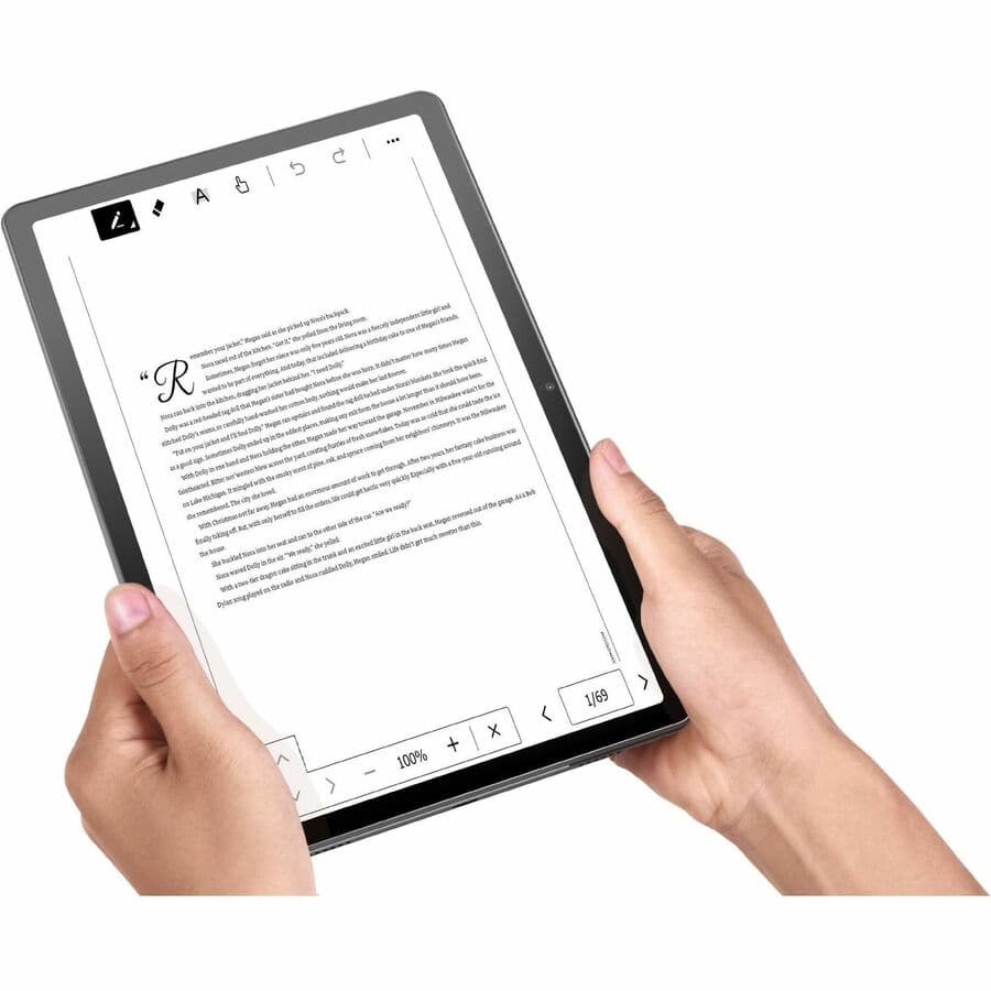 Lenovo Tab M10 Plus Gen 3 gray tablet with 10.61-inch display