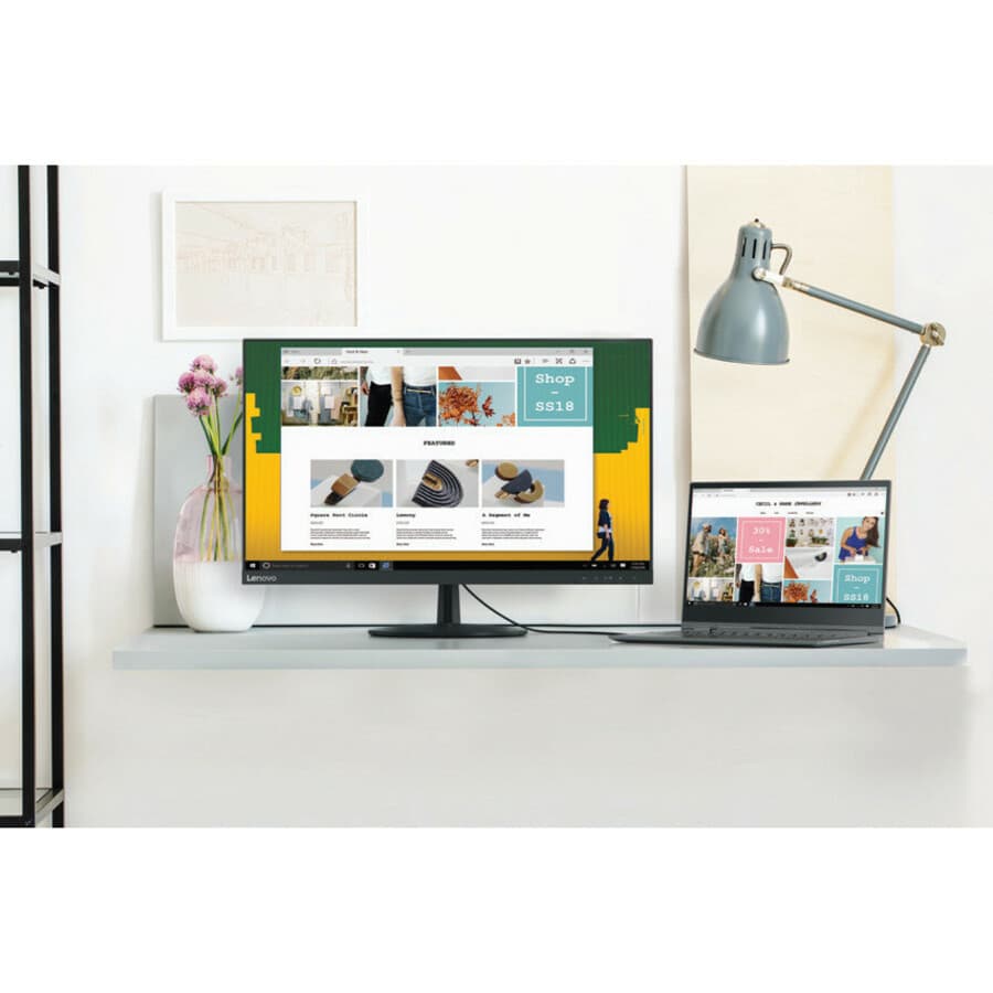 Lenovo L27m-28 27-inch Full HD corporate monitor with HDMI input