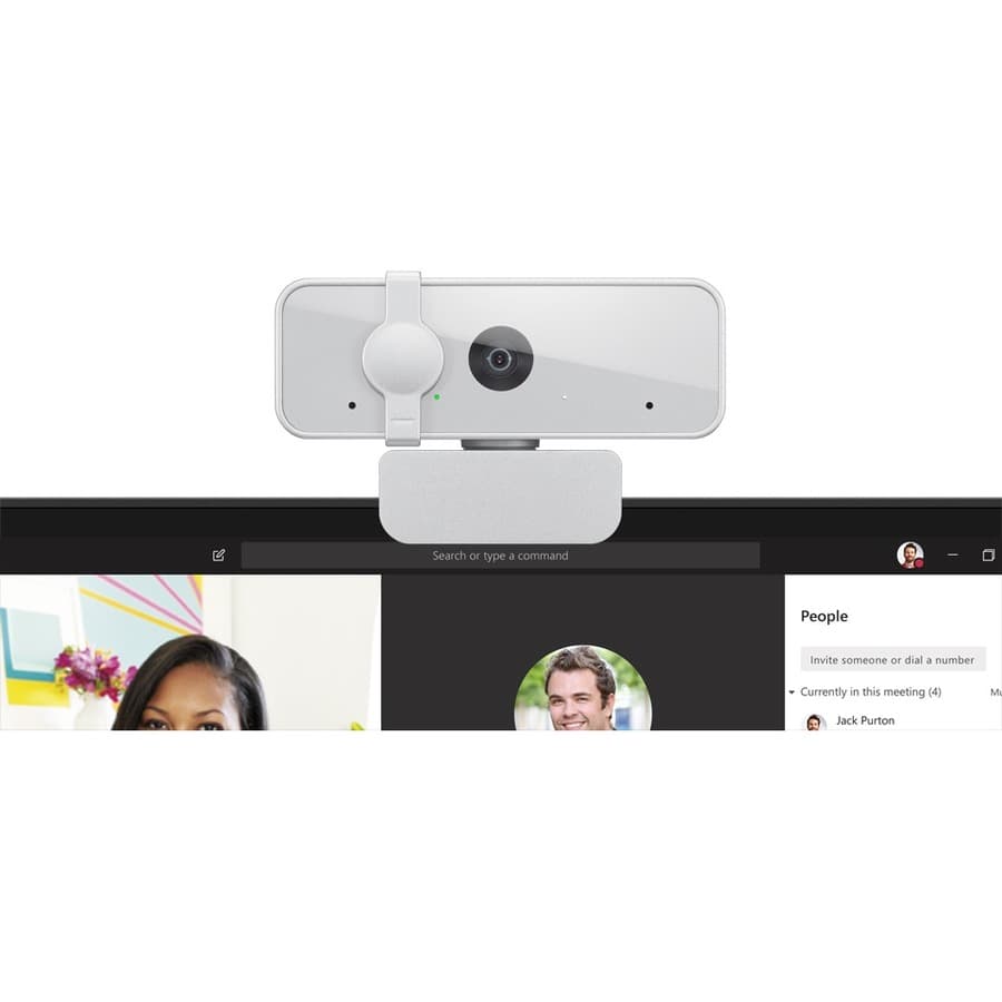 Lenovo 300 FHD Webcam for Full HD 1080p video calls