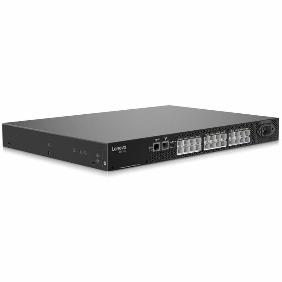 Lenovo ThinkSystem DB610S Fibre Channel SAN switch, MPN 7D8PA003WW