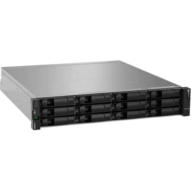 Lenovo 2U12 chassis rackmount storage enclosure with 12 drive bays