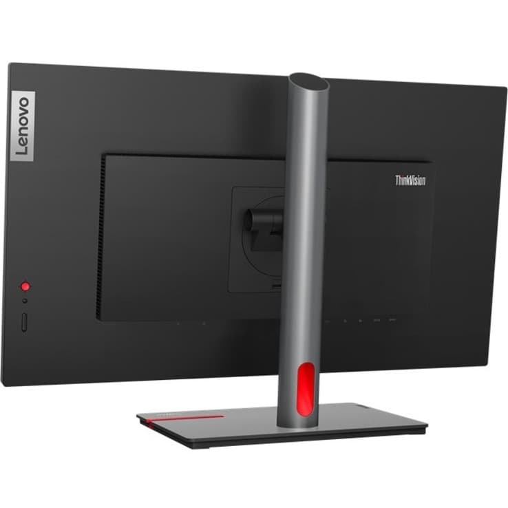 Lenovo P27Q-30 27-inch QHD IPS monitor with HDMI, DisplayPort, USB connectivity, and adjustable stand