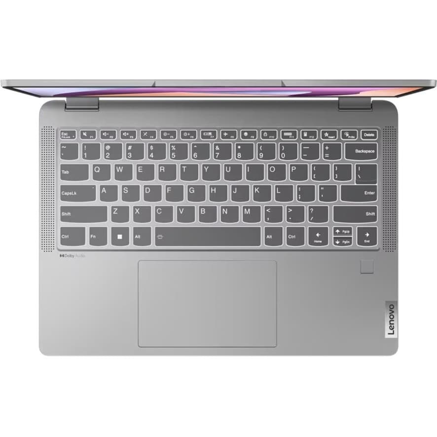 Lenovo 14-inch 2-in-1 laptop in Abyss Blue with WUXGA IPS display and backlit keyboard