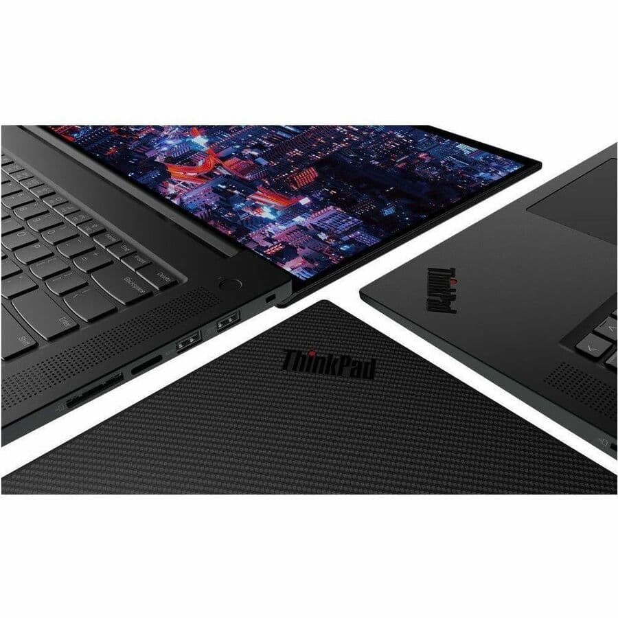 Lenovo ThinkPad P1 Gen 6 16-inch business workstation laptop with Core i7, 16 GB RAM, and 512 GB SSD