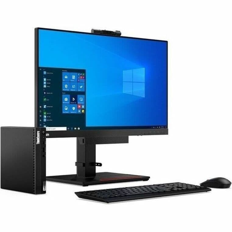 Lenovo ThinkCentre M75q mini PC with Ryzen 3 Pro 5350GE, 8 GB RAM, and 256 GB SSD