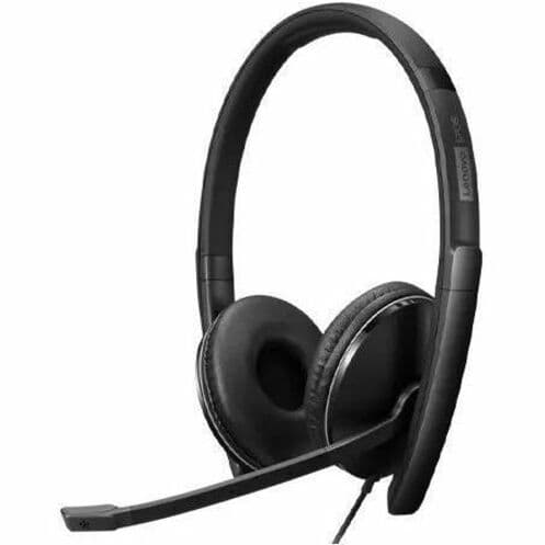 Lenovo TS Wired ANC Headset Gen 2 UC with boom microphone and wired USB connection