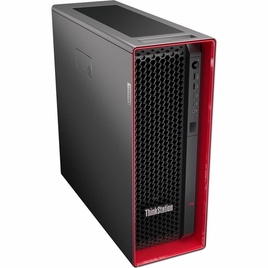 Lenovo ThinkStation P5 tower workstation configured with Intel Xeon W processor and Windows 11 Pro