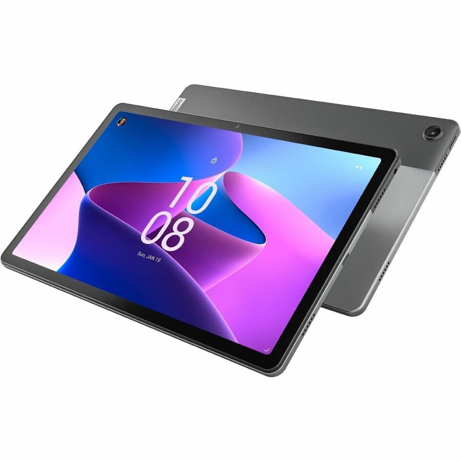 Lenovo Tab M10 Plus Gen 3 gray tablet with 10.61-inch display