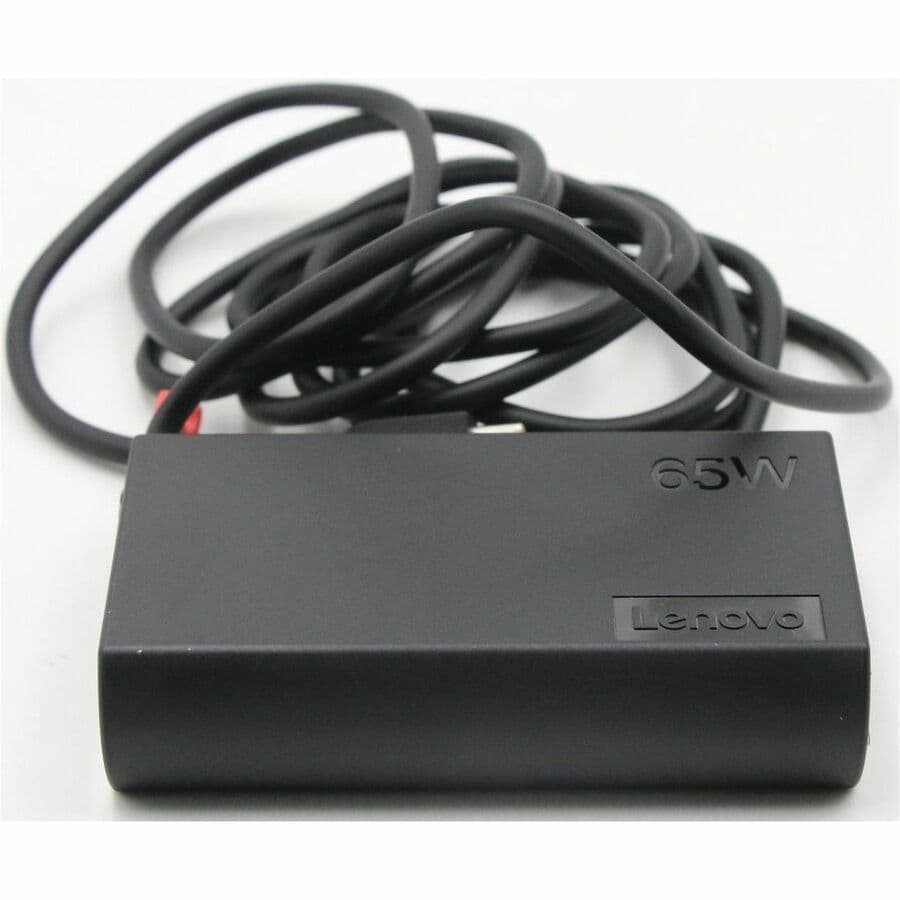 Lenovo 65W slim USB Type-C power adapter for ThinkPad laptops, model 02DL156