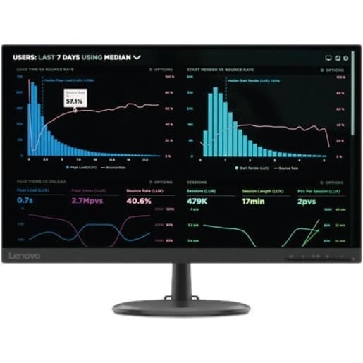 Lenovo D24 20 23.8-inch LED backlit LCD monitor with IPS panel