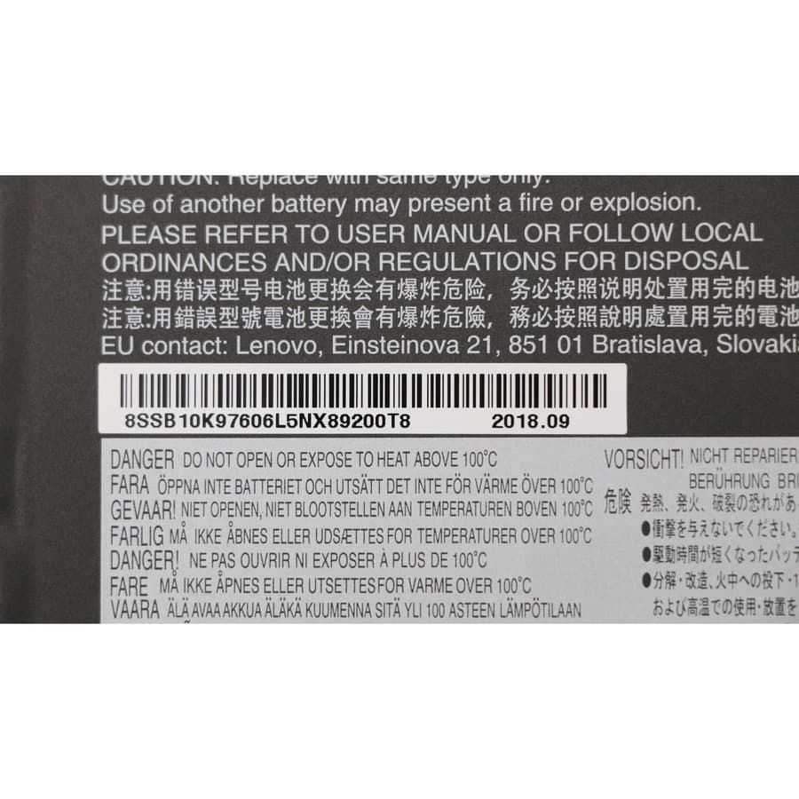 Lenovo 01AV445 rechargeable notebook battery for ThinkPad E480, E485, E580, and E858