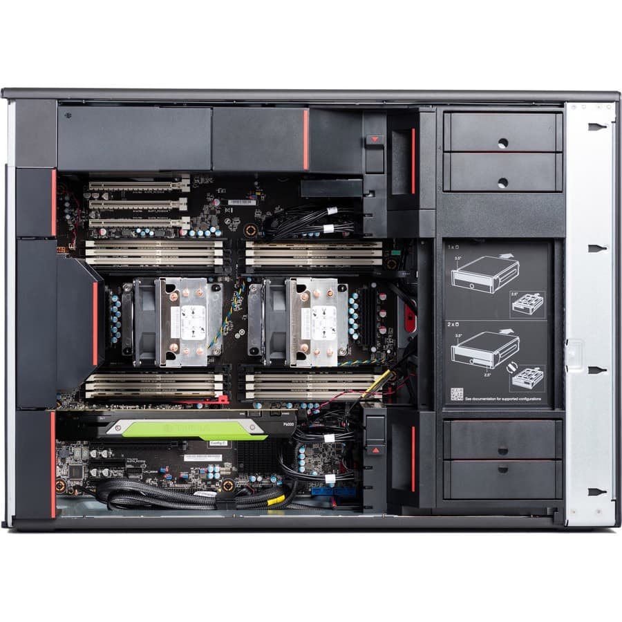 Lenovo ThinkStation P920 tower workstation with Xeon Gold 6244, 32 GB RAM, and 1 TB SSD