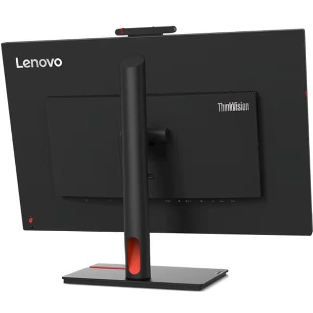 Lenovo T27hv30 27-inch QHD IPS monitor with built-in webcam and speakers