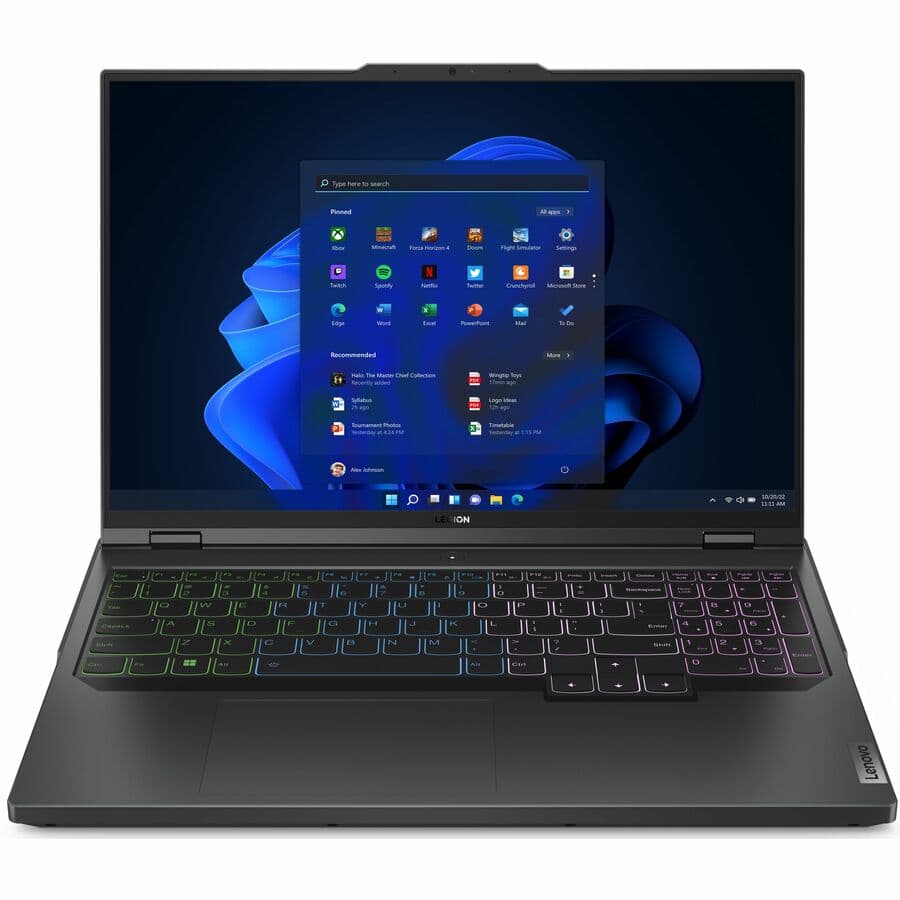 Lenovo Legion Pro 5 16ARX8 gaming laptop with 16-inch display