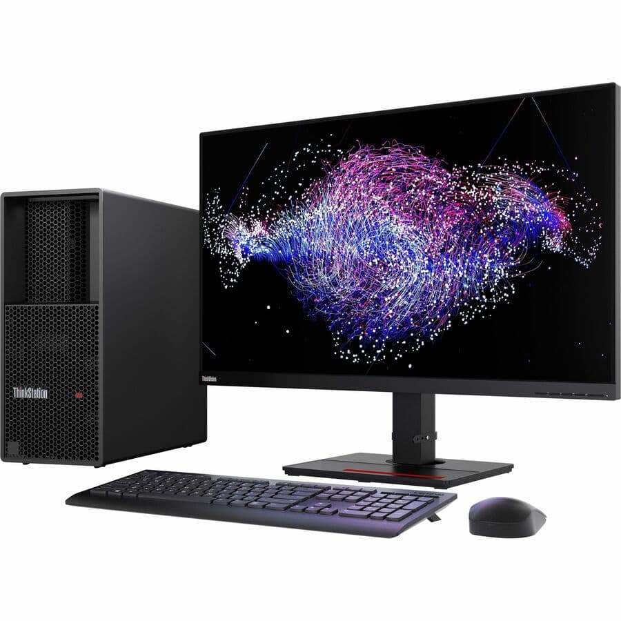 Lenovo ThinkStation P3 Tower workstation with Intel Core i7-13700 vPro and Windows 11 Pro