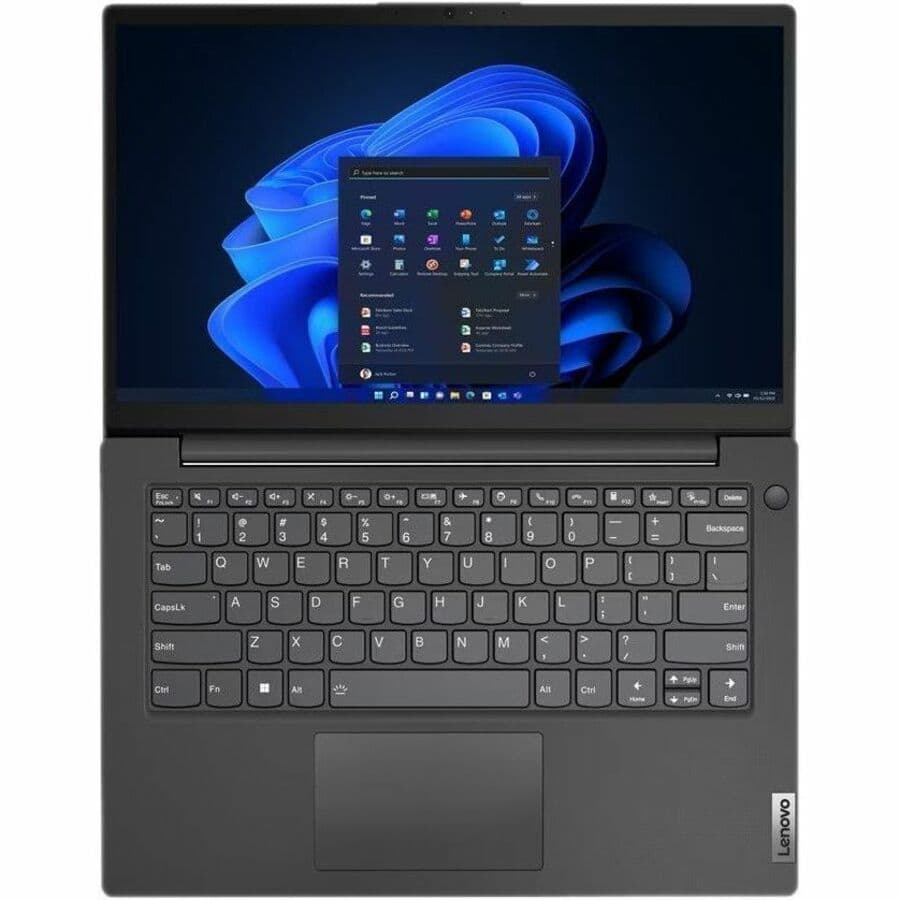 Lenovo business laptop with AMD Ryzen 3, 8 GB RAM, 128 GB storage, and Windows 11 Pro