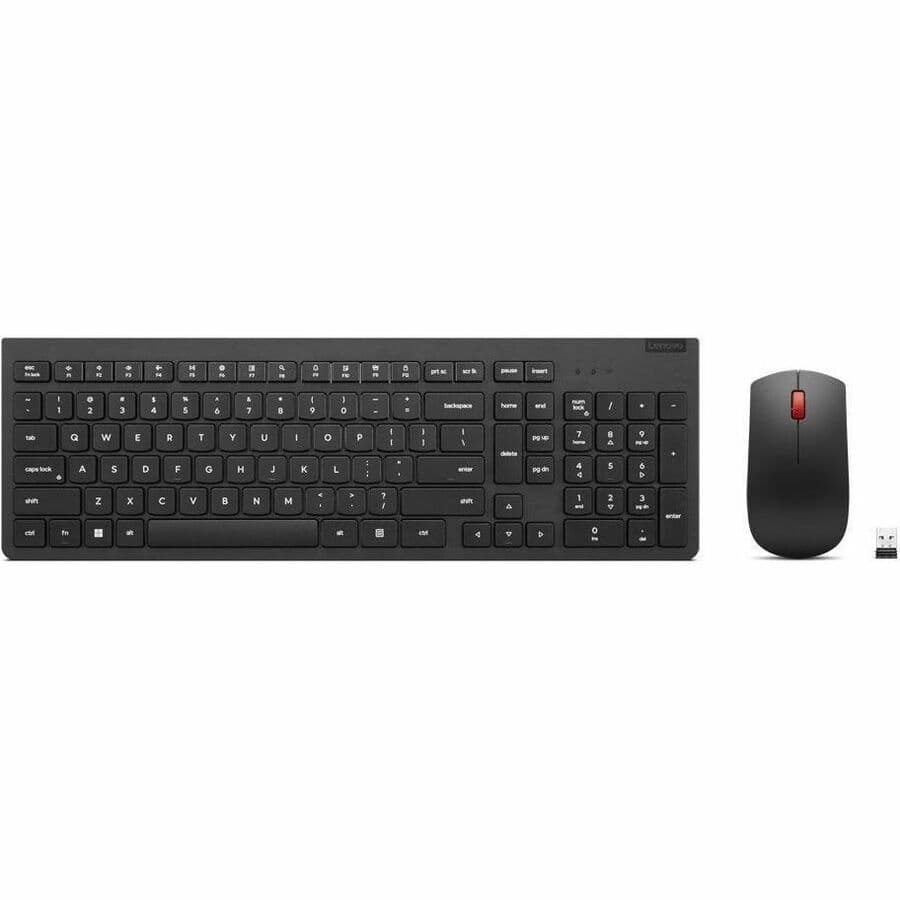 Lenovo Essential Wireless Combo Gen 2 keyboard and mouse set with 103-key US English layout