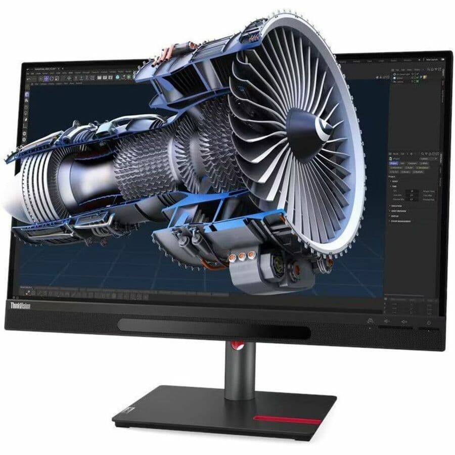 Lenovo 27-inch HDMI monitor with 4K UHD IPS display for business productivity
