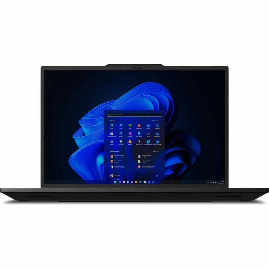 Lenovo ThinkPad P14s Gen 5 mobile workstation laptop with 14-inch display, Intel Core Ultra 5, 32 GB RAM, and 512 GB SSD