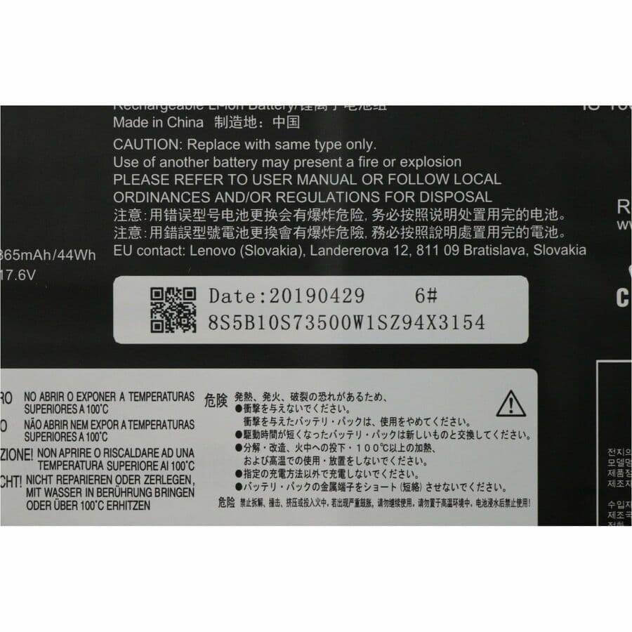 Lenovo 14SIWL internal replacement battery OEM laptop accessory