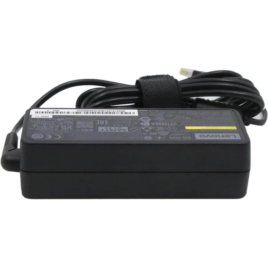 Lenovo Tiny 65W AC adapter with Slim Tip connector for compatible business laptops and compact systems
