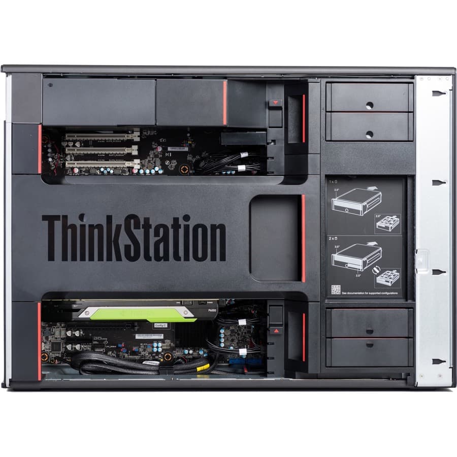 Lenovo ThinkStation P920 tower workstation with Xeon Gold 6244, 32 GB RAM, and 1 TB SSD