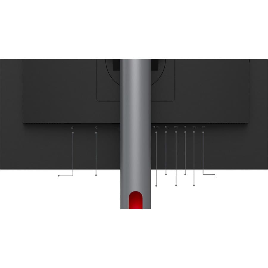 Lenovo 27-inch QHD near-edgeless corporate monitor with IPS panel and adjustable stand