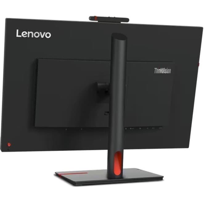 Lenovo T27hv30 27-inch QHD IPS monitor with built-in webcam and speakers