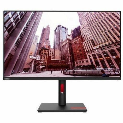 Lenovo 31.5-inch QHD monitor with USB-C and RJ45 support for office and conferencing use